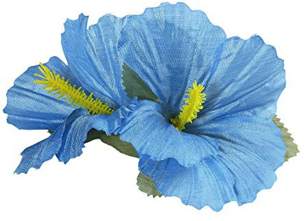 Broche fleur bleue - unique