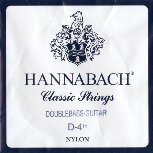 Cuerdas Hannabach para guitarra clásica, para contrabajo, D4-8414MT, serie 841MT, tensión media