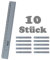 Herlitz Lineal aus transparenter Kunststoff, 30 cm (10, Lineal 30cm)