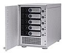 SONNET TECHNOLOGY Fusion D500P 5-Bay Hard Drive SATA Enclosure with eSATA II Port Multiplier Interface