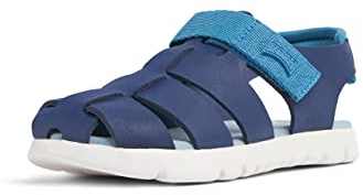Camper Jungen Oruga K800242 Sandal, Blau 020, 36 EU