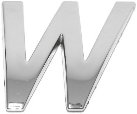 Eufab 30333 3d-letter W car-logo