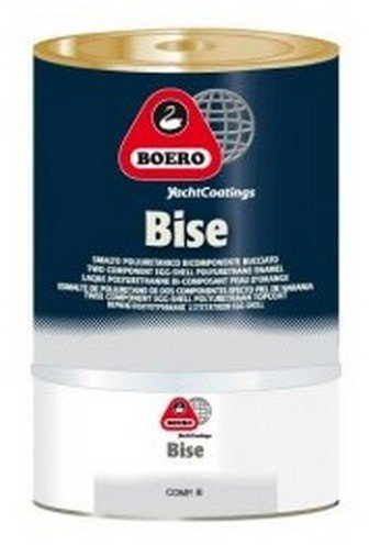Boero Yacht Coatings Bise Smalto poliuretanico bicomponente bucciato, colore: 001 Bianco, size: 0.5 l Comp B