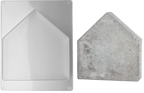 RAYHER 36060000 Gießform Haus, 16,5 x 17,5 cm, Tiefe 4cm, PET, Beton Gießformen, ideal zum Ausgießen mit Kreativ-Beton, Raysin-Gießpulver , Wachs, Seife