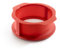 Lékué Molde Springform, redondo desmontable Duo, Silicona + cerámica Rojo, 15 cm