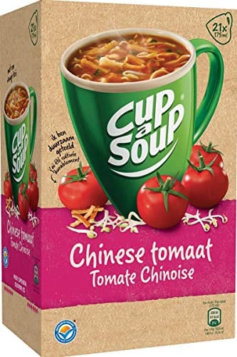 Unilever Chinesische Tomatensuppe, Coup a Soup, Tütensuppe, Tassensuppe, Unox, 21 x 175ml