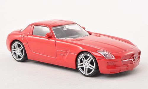 Mercedes SLS AMG, rot, Modellauto, Fertigmodell, Mondo Motors 1:43