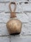Deko-Impression Wunderschöne Kuhglocke, Eisen brossiert, Edelrost, 25 cm, Lederband