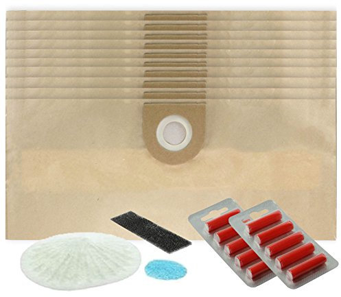 SPARES2GO Dust Bags & Filter Set for Vax 3-in-1 Multifunction 6131 Vacuum Cleaners (10 Bags & Air Fresheners)