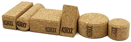 KORXX Form Starter 21 Bausteine aus Kork, naturbraun