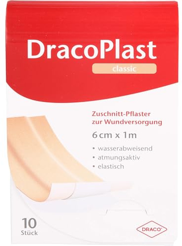 DracoPlast Classic Pflaster 1mx6cm, 1 St. Pflaster