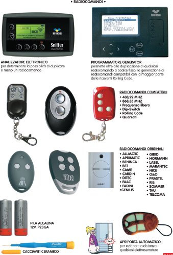 RADIOCOMANDO NICE FLOR-S-4 COD.6900909