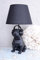 Tischlampe Mops over-ear Leuchte Hundefigur Lampe 54cm Tischleuchte Mopsfigur cw088 Palazzo Exklusiv