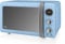 Swan Retro Digital Microwave Blue, 20 L, 800 W, 6 Power Levels Including Defrost Setting, SM22030BLN