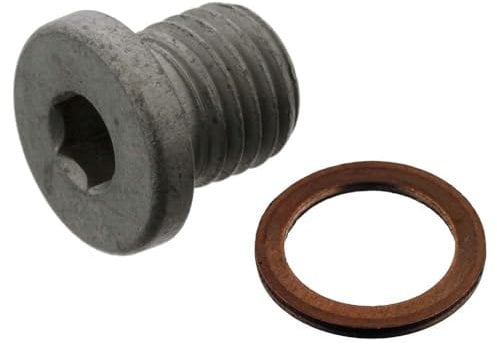 febi bilstein 46409 Verschlussschraube mit Dichtring, 1 Stück, Silber