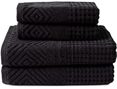 texere 100% Bio Baumwolle Jacquard Handtücher (6-teilig) Vielseitige stylische Geschenke tulpe