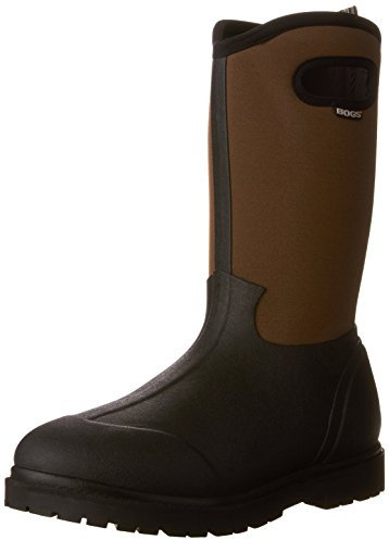 BOGS Herren Roper Gummistiefel, schwarz/braun, 41 EU
