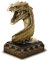 The Noble Collection Harry Potter Basilisk Bookend - 7in (18cm) Hand Painted Bookend Stand - Officially Licensed Film Set Movie Props Gifts