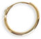 Ohrring Creole einzeln echt 14 Karat Gelbgold 585 Duchmesser 11mm (Art 602052/812058)
