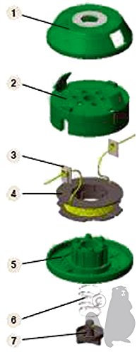 Greenstar 4018 Coupelle de rechange pour notre tête manuelle Arnetoli 160-2055