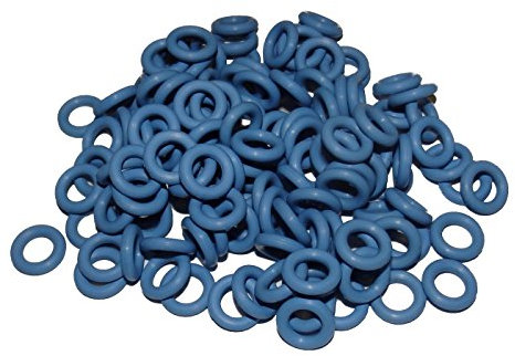 Captain O-Ring LLC Oring Tastatur-Schalter-Dämpfer blau [40A-R 0,4 mm] Reduzierung (135 Stück mit Bildschirmtuch)