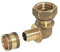 COMAP Raccord PER à glissement - Coude à écrou tournant - Diamètre ⌀12x1,1 mm - Femelle 1/2 (15x21) - Pexy pour Tubes PER - 4293