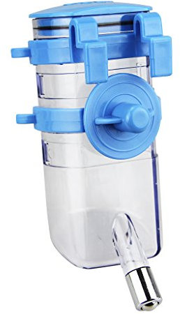 Faux Face Distributeur d'eau gourde en déplacement Animaux Accessoires 400 ml Bouteille d'eau à suspendre pour chien chat chiot lapin animal