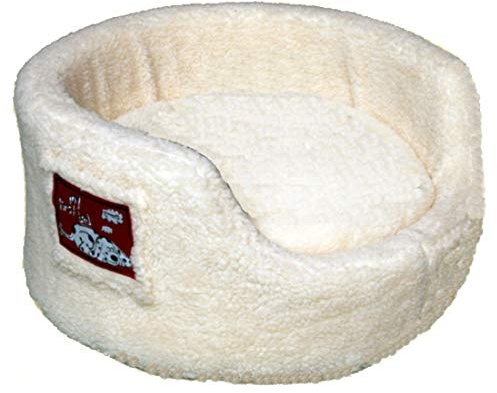 Danish Design My First Bed Sherpa Fleece Removable Comfort Ring Waterproof Liner Puppy Bed, Cream