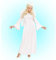 WIDMANN MILANO PARTY FASHION - Disfraz de angel del cielo, de terciopelo, vestido, belen, navidad, carnaval