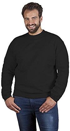 Premium Sweatshirt Plus Size Herren, Schwarz, 5XL