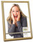 Deknudt Frames - Cadre photo en résine pour photo 50x70cm - doré - pour accrocher - pour affiches ou posters - S011A4 50x70