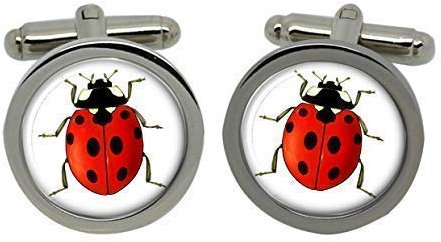 Manschettenknöpfe MarienkäFer-Design, in Geschenkbox