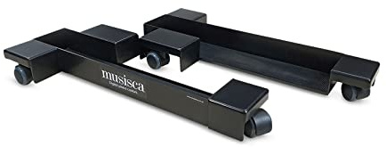 Musisca CASTOR-GLIDE Digital Piano Castors - Black