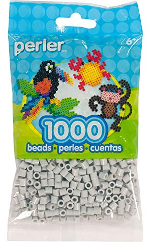 Perler Bügelperlen, Hellgrau, 1000 Stück