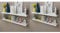 vidaXL Wandboard Regal 2er Set Bücher Regalboden Hängeregal DVD Badregal 120cm