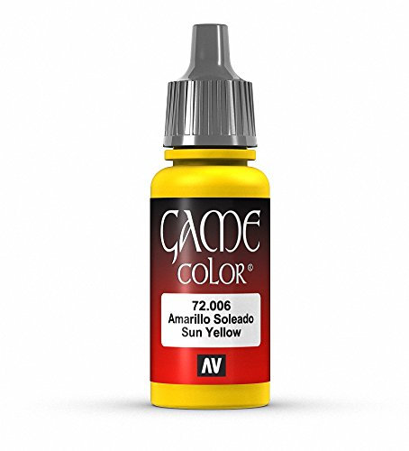 Vallejo Game Farbe, 17-ml-Acrylfarbe Sunblast Yellow