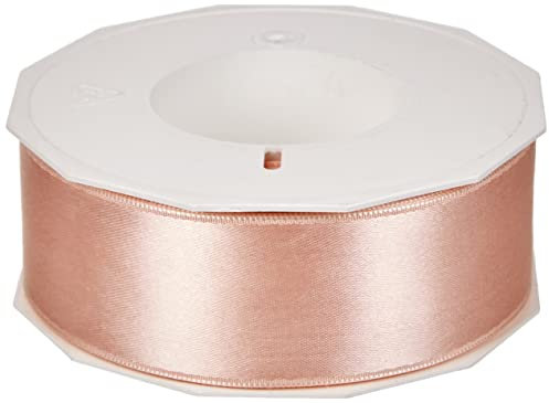 Präsent C.E. Pattberg Satin apricot, 25 m Satinband zum Einpacken von Geschenken, 40 mm Breite, Geschenkband zum Dekorieren & Basteln, Dekoband, Anlass