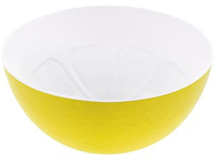 Zak Designs 2260-1890 Bol en Forme Citron Plastique Jaune/Blanc 12 cm