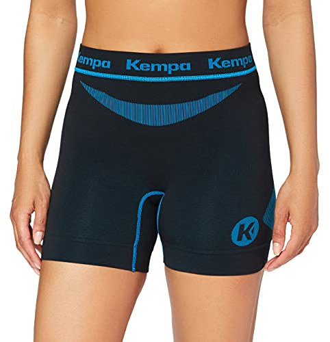 Kempa Erwachsene Bekleidung Teamsport Attitude Pro Shorts Damen, schwarz/kempablau, XS/S