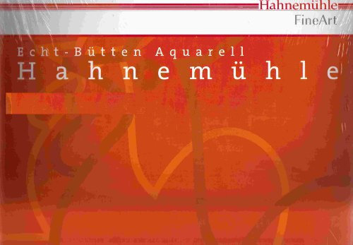 Hahnemühle Echt-Bütten Aquarellblock, 200 g/m², matte Oberfläche, 20 Blatt, 12x17cm
