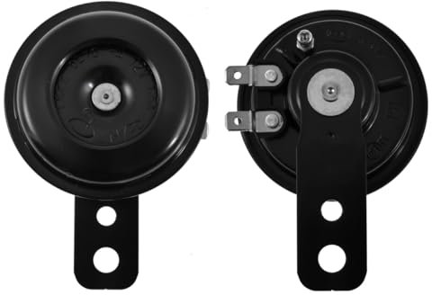 2EXTREME Signalhorn Hupe 12V Universal für Motorrad Roller Scooter ATV Quad Moped LKW schwarz 105 dB CITY STAR (YY50QT), ZNEN ZN50QT-E, RIEJU Toreo YH50QT