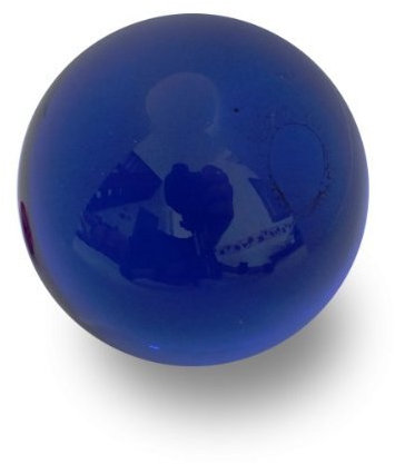 mesbilles 1 Glasmurmeln - Murmeln Große BLAU : 60 mm