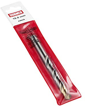 Dormer A002S6.8 Split Point Jobber Drill, Pouch Pack, Bright/TiN Coating, High Speed Steel, Head Diameter 0.2677, Flute Length 69 mm, Full Length 109 mm