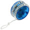 Unbekannt Profi Jo-Jo Spiel mit Licht - Spaß Freizeit - transparent - 2 Starter-JoJo - Menge frei wählbar (10, transparent blau)