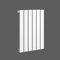 iBathUK Apex Horizontal Radiator, Single Flat Panel Radiators, 600x456mm Slim Radiator for Bathroom,Kitchen,Living Room - White