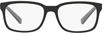 Armani Exchange A|X Mens AX3029 Square Prescription Eyewear Frames, Matte Black/Demo Lens, 54 mm