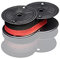 KMP Farbband Gr. 51N für Canon/Olympia/Sharp black/red Nylon
