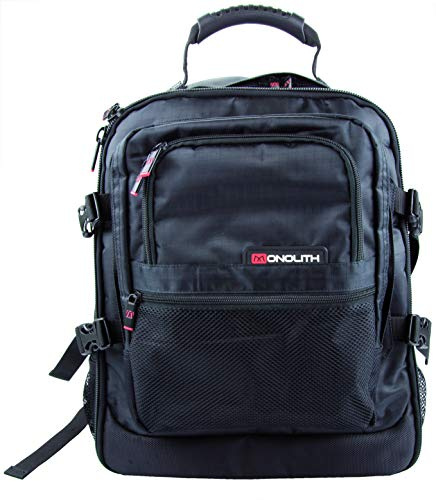 Monolith Laptop Backpack for Laptops Up To 15.4  Black 9107