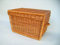 rattan-petrak Stabile Truhe aus Weide geflochten (B90 x T52 x H52 cm)