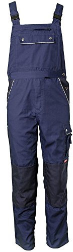 Planam 2138025 Canvas 320 Latzhose, Marine/Marine, Größe 25